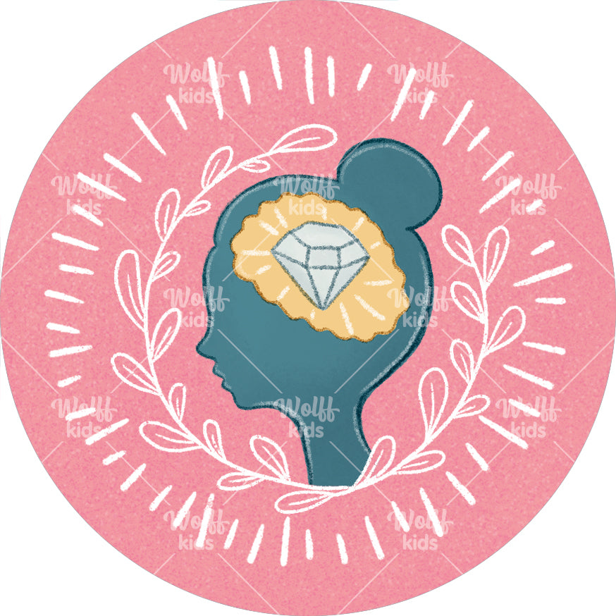 Einzelner Magnet: Diamant- wertvolle Gedanken und learnings